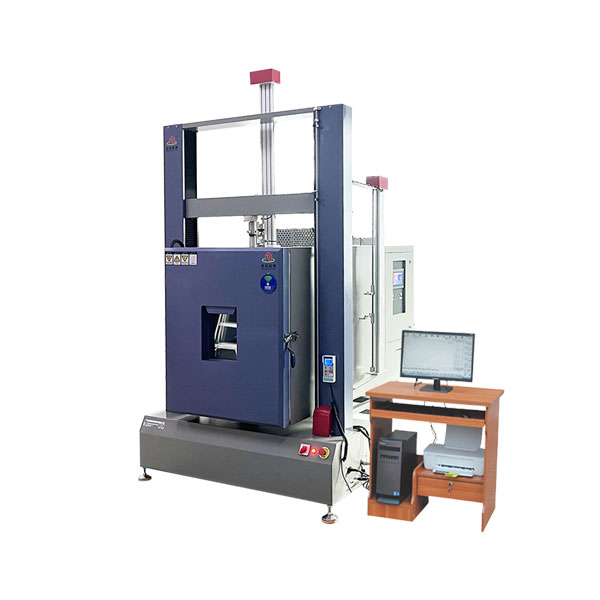 Máquina de Teste de Tração de Borracha com Câmara de Temperatura e Controlo Preciso